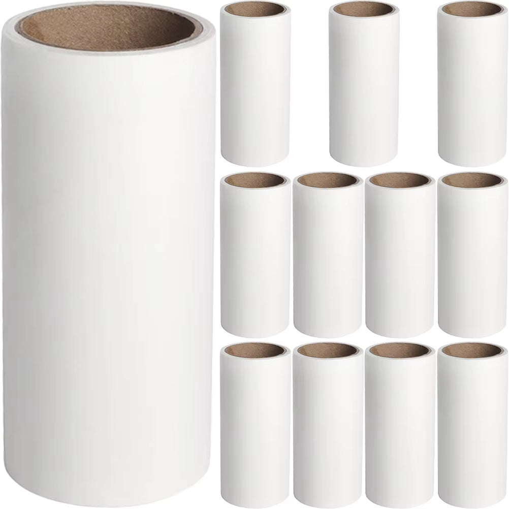 12Pcs Pet Lint Roller Set Dog Supplies Cat Accessories Remover Adhesive Tape for Garden Portable Hair Sticker with High