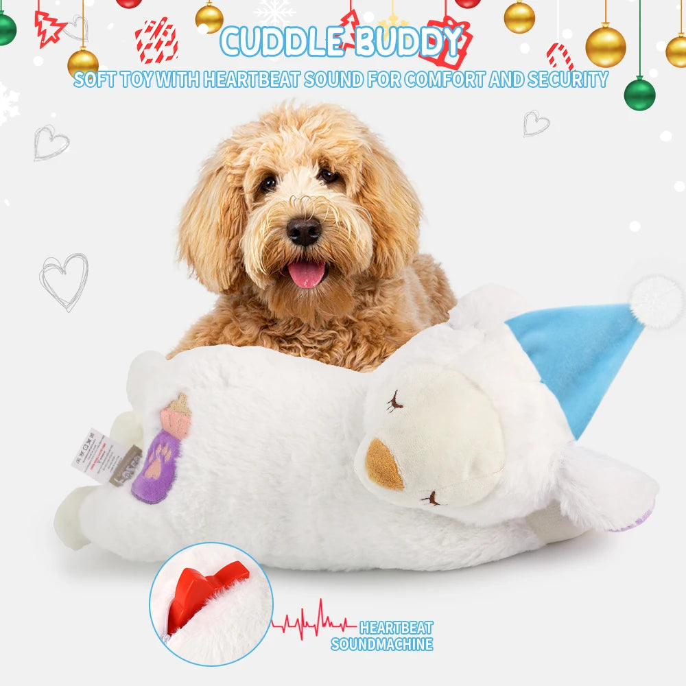 Halloween Themed Plush Dog Toys with Heartbeat Feature Educational Rich Birthday Gift for Dogs Behavioral Training Aid