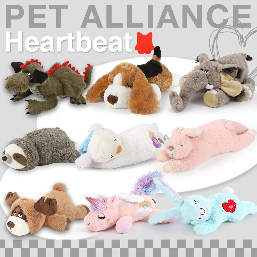 Halloween Themed Plush Dog Toys with Heartbeat Feature Educational Rich Birthday Gift for Dogs Behavioral Training Aid