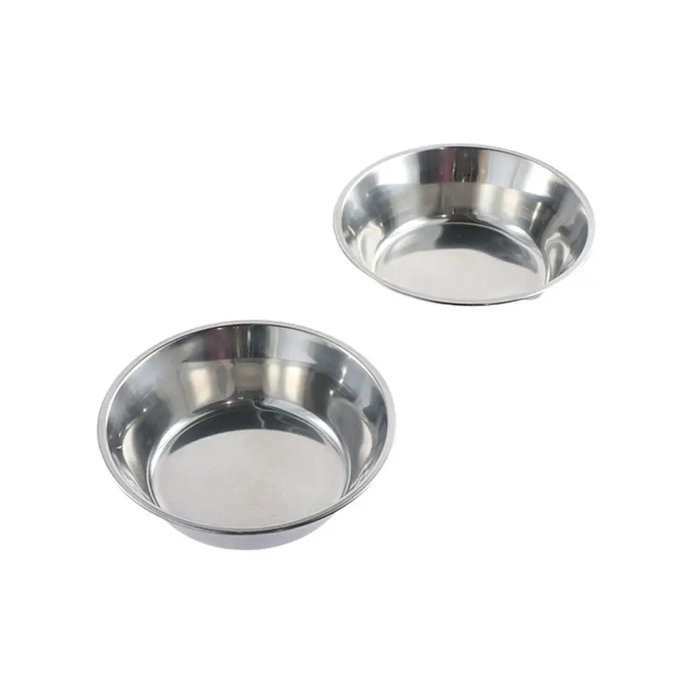 Pet Supplies Large Capacity Dog Bowl Non-Rust Stainless Steel Cat Water Feeder Bowls Silver Pet Food Container Kitten
