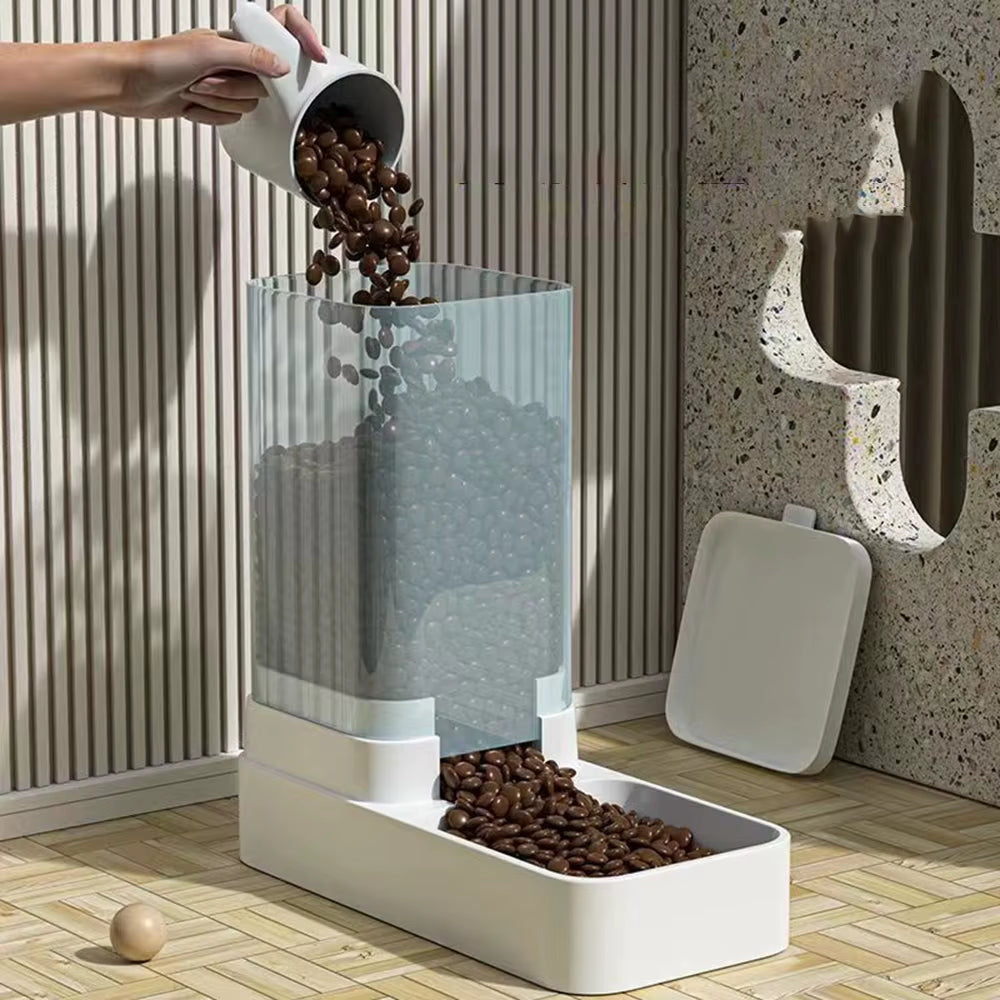 Gravity Pet Feeder and Water Dispenser, Automatic Dog Water Dispenser for Dogs Cats Pets Animals Large Capacity