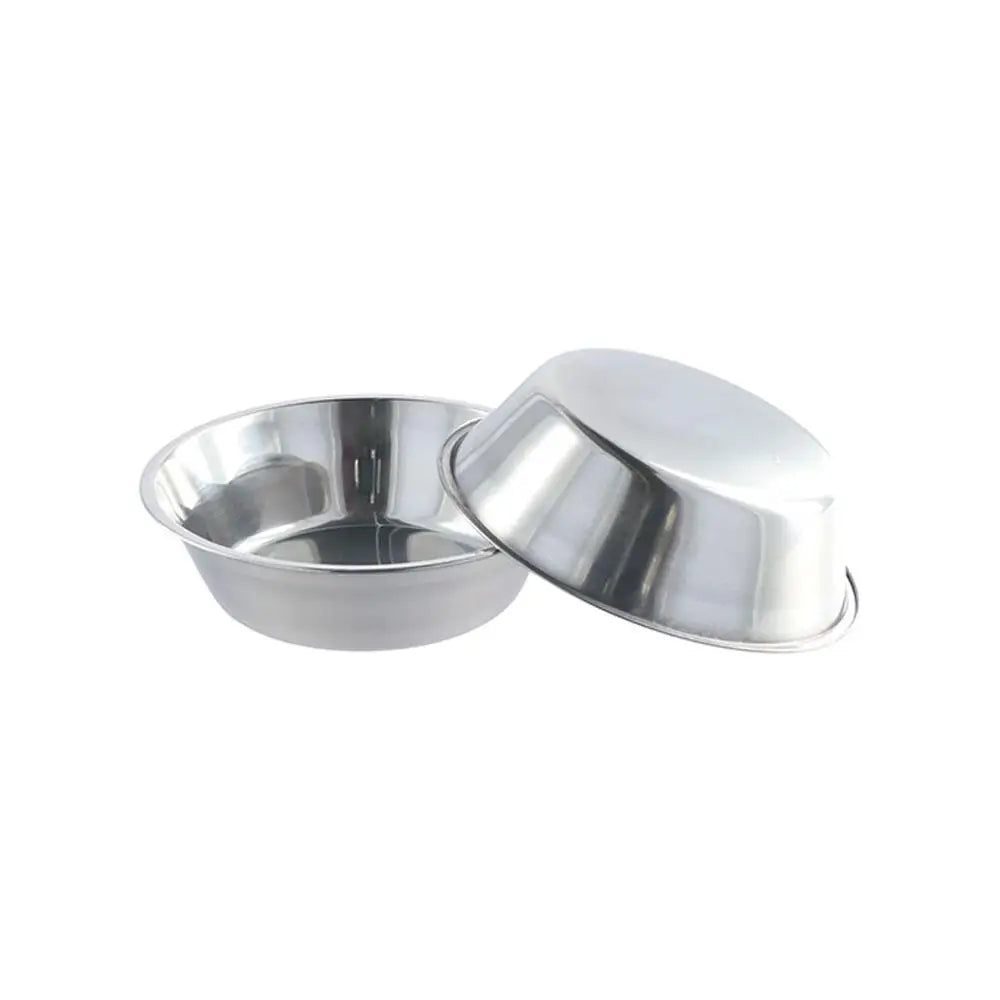 Pet Supplies Large Capacity Dog Bowl Non-Rust Stainless Steel Cat Water Feeder Bowls Silver Pet Food Container Kitten