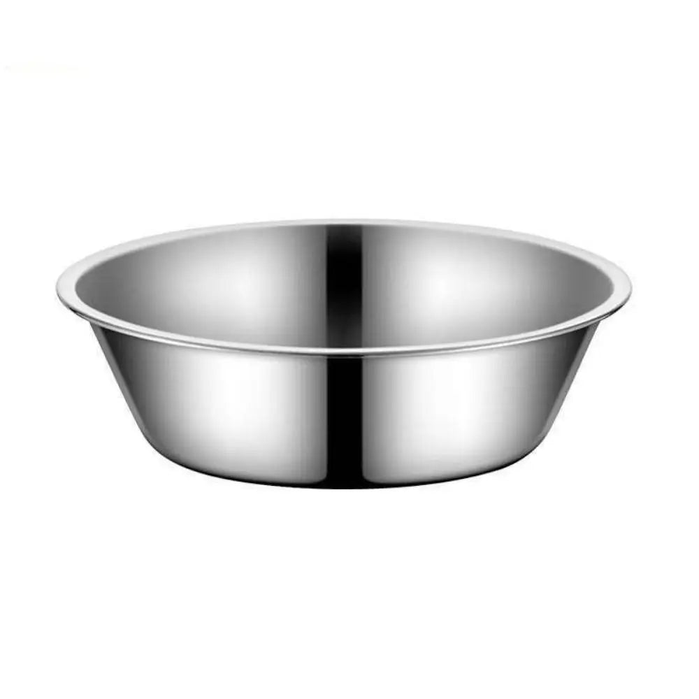 Pet Supplies Large Capacity Dog Bowl Non-Rust Stainless Steel Cat Water Feeder Bowls Silver Pet Food Container Kitten