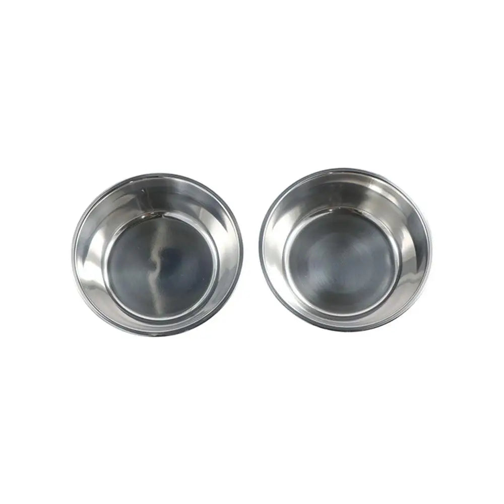 Pet Supplies Large Capacity Dog Bowl Non-Rust Stainless Steel Cat Water Feeder Bowls Silver Pet Food Container Kitten