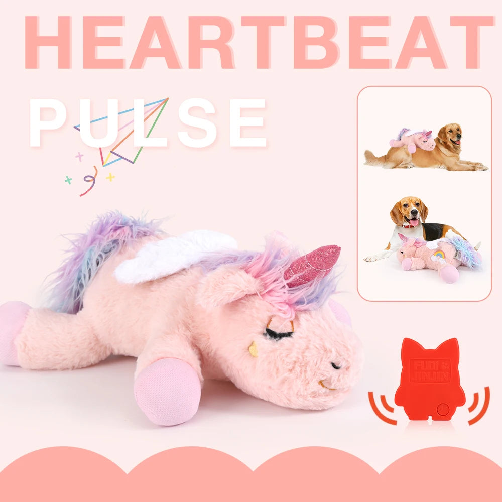 Halloween Themed Plush Dog Toys with Heartbeat Feature Educational Rich Birthday Gift for Dogs Behavioral Training Aid