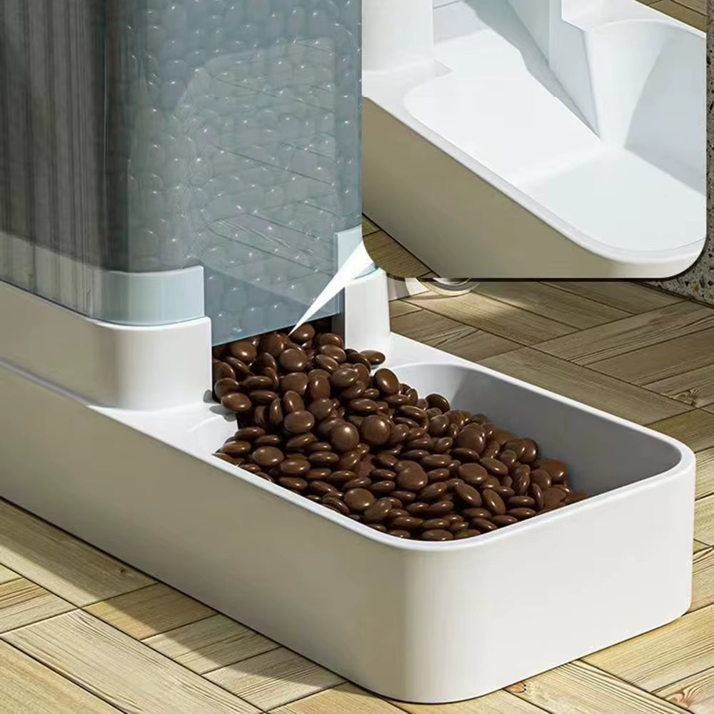 Gravity Pet Feeder and Water Dispenser, Automatic Dog Water Dispenser for Dogs Cats Pets Animals Large Capacity